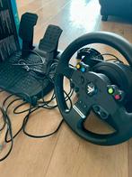 Racestuur Xbox TMX thrustmaster (complete set), Ophalen, Zo goed als nieuw, Stuurtje of Sportattribuut, Xbox Original