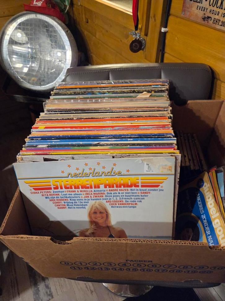 Grote partij LP's en Singles, Cd's en Dvd's, Vinyl | Overige Vinyl, Gebruikt, 12 inch, Ophalen