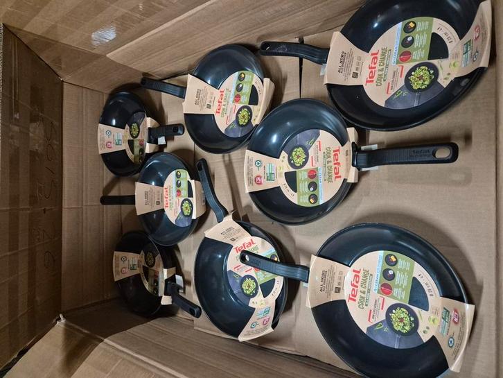 Tefal Cook & Change Wokpan 28cm - Meerdere beschikbaar, Huis en Inrichting, Keuken | Potten en Pannen, Zo goed als nieuw, Wok