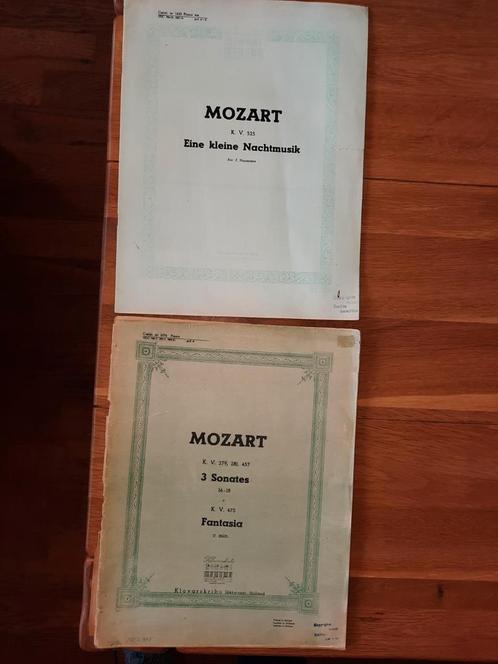 Klavarskribo piano: Mozart-kleine Nachtmusik, sonates etc, Muziek en Instrumenten, Bladmuziek, Gebruikt, Piano, Ophalen of Verzenden
