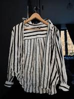 Zwart wit gestreepte blouse C&A, Kleding | Dames, Blouses en Tunieken, C&A, Ophalen of Verzenden, Zo goed als nieuw, Zwart