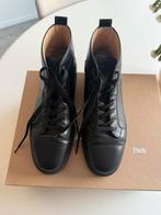 Christian Louboutin Hightop zwart leer, Kleding | Heren, Ophalen of Verzenden, Zo goed als nieuw, Zwart