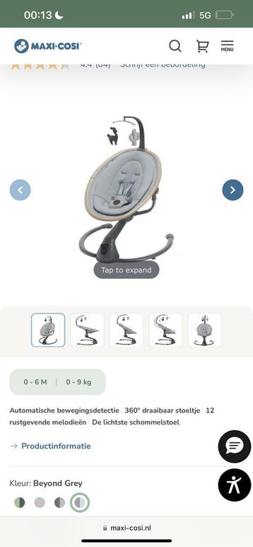 Maxi Cosi wip stoel 0-6 maanden 0-9Kg beschikbaar voor biedingen