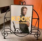 Landelijke zwart ijzeren kookboek standaard sierlijk bewerkt, Huis en Inrichting, Keuken | Keukenbenodigdheden, Ophalen of Verzenden