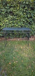 metalen sidetable / haltafel, Huis en Inrichting, Gebruikt, 50 tot 100 cm, Ophalen of Verzenden, 25 tot 50 cm