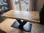 Suar boomstam eettafel + salontafel (met eventueel 6 stoelen, Huis en Inrichting, Tafels | Eettafels, Ophalen, 50 tot 100 cm, Zo goed als nieuw