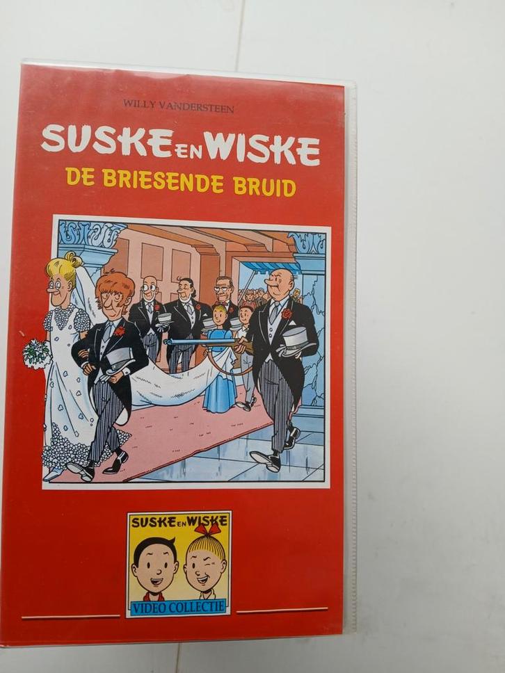 Suske en Wiske VHS - Diverse Titels, Cd's en Dvd's, VHS | Film, Gebruikt, Komedie, Alle leeftijden, Ophalen of Verzenden