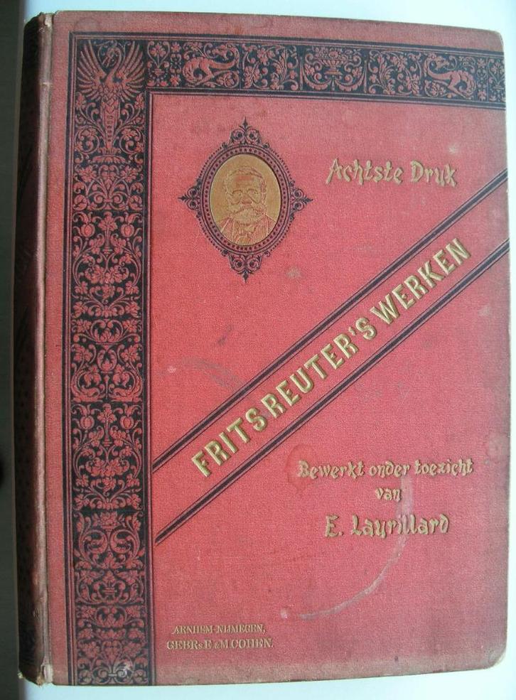 Frits Reuters werken 1891, E. Laurillard, Antiek en Kunst, Antiek | Boeken en Bijbels, Ophalen of Verzenden