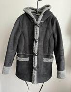 Faux shearling Sherpa houtje touwtje winterjas zwart - XL, Ophalen of Verzenden, Zo goed als nieuw, Maat 42/44 (L), Zwart