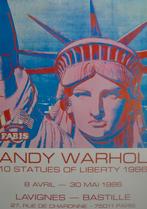 Andy Warhol: Poster - 10 Statues - Parijs, Antiek en Kunst, Kunst | Litho's en Zeefdrukken, Ophalen of Verzenden