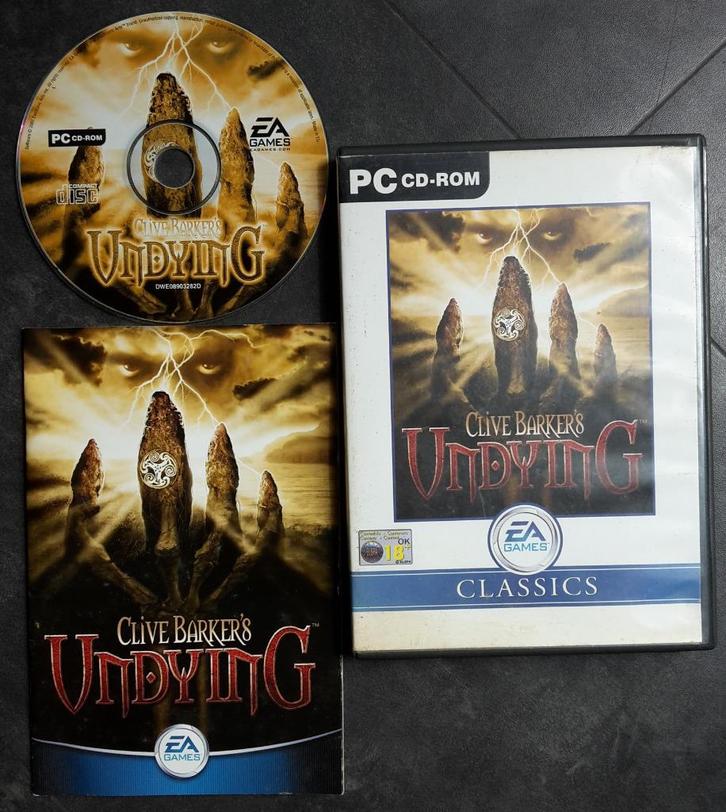 PC Game - Clive Barker's Undying - Horror FPS Action, Spelcomputers en Games, Games | Pc, Zo goed als nieuw, Avontuur en Actie