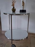 Vintage car table by Ehlén Johansson IKEA STRIND, Huis en Inrichting, 50 tot 100 cm, Rond, Ophalen of Verzenden, 25 tot 50 cm