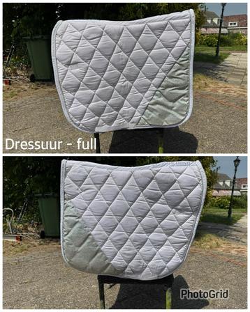 Wit dekje met glitters - dressuur full beschikbaar voor biedingen