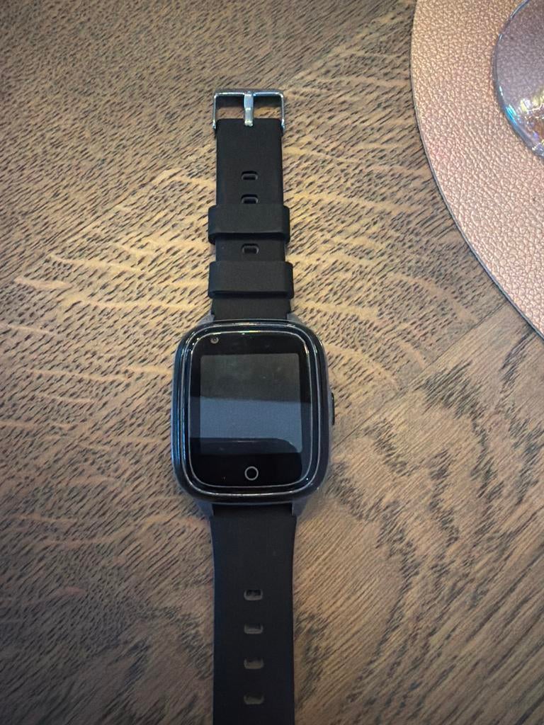 Smartwatch voor kinderen - Veilig en connected!, Ophalen of Verzenden, Zo goed als nieuw, Zwart