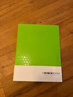 BinckBank Presentatiemap groen wit, Ophalen of Verzenden, Gebruikt
