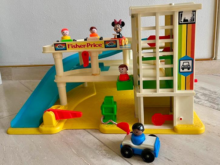 Parkeer/service-garage Fisher-Price, Kinderen en Baby's, Speelgoed | Fisher-Price, Gebruikt, Speelset, Ophalen