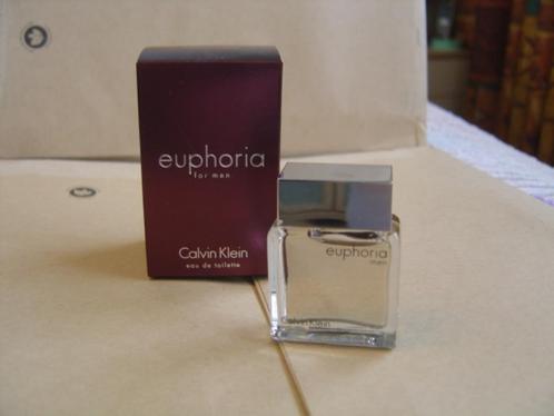 miniatuur Calvin Klein Euphoria for men, Verzamelen, Parfumverzamelingen, Nieuw, Miniatuur, Gevuld, Ophalen of Verzenden