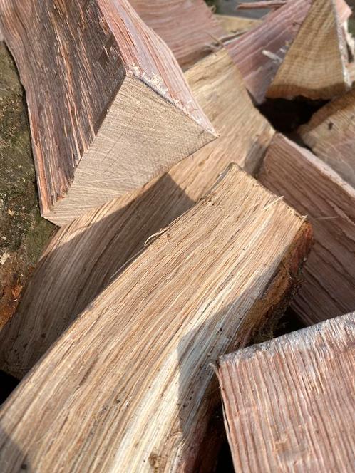 Openhaardhout beuken en eiken gratis thuisbezorgd, Tuin en Terras, Haardhout, Blokken, 6 m³ of meer, Ophalen of Verzenden