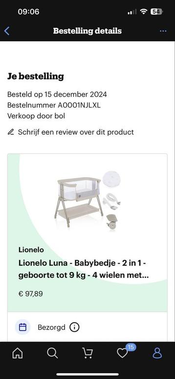 Lionelo Luna Cosleeper - Zo Goed Als Nieuw! beschikbaar voor biedingen