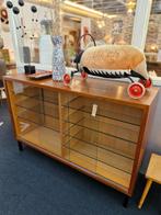 Vintage vitrinekast / schoolkast / boekenkast, Ophalen, Gebruikt, ., Vintage