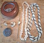 Dames horloge. Vintage sieraden. Compact doos ring broche, Ophalen of Verzenden