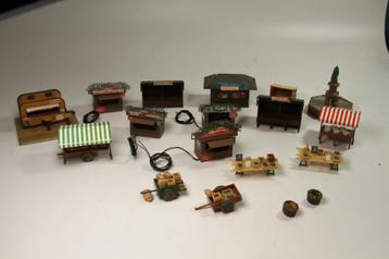 Marktkramen enz voor H0  beschikbaar voor biedingen