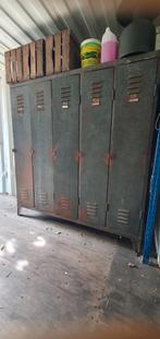 Vintage locker kast, Huis en Inrichting, Kasten | Lockerkasten, Gebruikt, Ophalen
