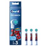 Oral-B PRO Kids - Spiderman opzetborstels 3 stuks, Ophalen of Verzenden, Nieuw, Opzetborstel