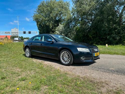 Audi A5 1.8 Tfsi Sportback 2011 Automaat Blauw / Beige leder, Auto's, Audi, Particulier, A5, ABS, Airconditioning, Alarm, Boordcomputer