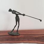Bronzen Golfer Sculptuur, Ophalen of Verzenden