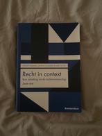 Recht in context 6e druk 97862907652, Boeken, Sanne Taekema; Jeanne Gaakeer; Marc Loth, Ophalen of Verzenden, Gamma, WO