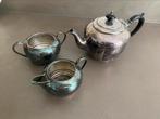 Theeservies verzilverd, Antiek en Kunst, Antiek | Servies compleet, Ophalen of Verzenden