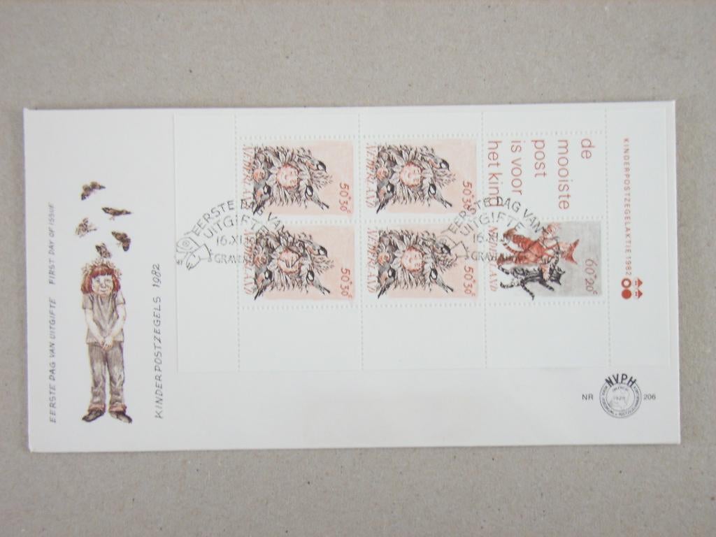 FDC   Nederland fdc e206a, Ophalen of Verzenden, Onbeschreven, Nederland