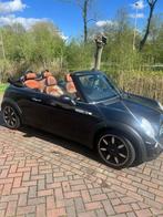 Mini 1.6 16V Cooper Cabrio 2008 Zwart, Auto's, Mini, Voorwielaandrijving, 4 cilinders, Cabriolet, 4 stoelen