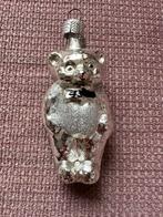 Oude zilveren kerstbeer, Ophalen of Verzenden, Gebruikt