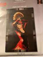 BORDUURPAKKET LANARTE SPANISH DANCER, Hobby en Vrije tijd, Borduren en Borduurmachines, Verzenden, Nieuw, Handborduren, Borduurpakket