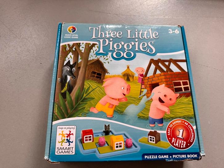 Smart Games 3 Biggetjes - Logisch Denkspel, Kinderen en Baby's, Speelgoed | Overig, Gebruikt, Jongen of Meisje, Ophalen