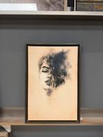 Print op canvas in baklijst., Ophalen, Minder dan 50 cm, 50 tot 75 cm, Nieuw