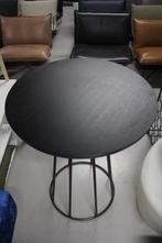 Ronde zwarte bartafel statafel BLISS Jess design eikenhout, Huis en Inrichting, Tafels | Statafels, Ophalen, Zo goed als nieuw