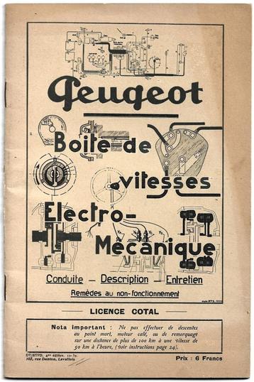 Peugeot 402 handleiding entretien versnelling electra beschikbaar voor biedingen