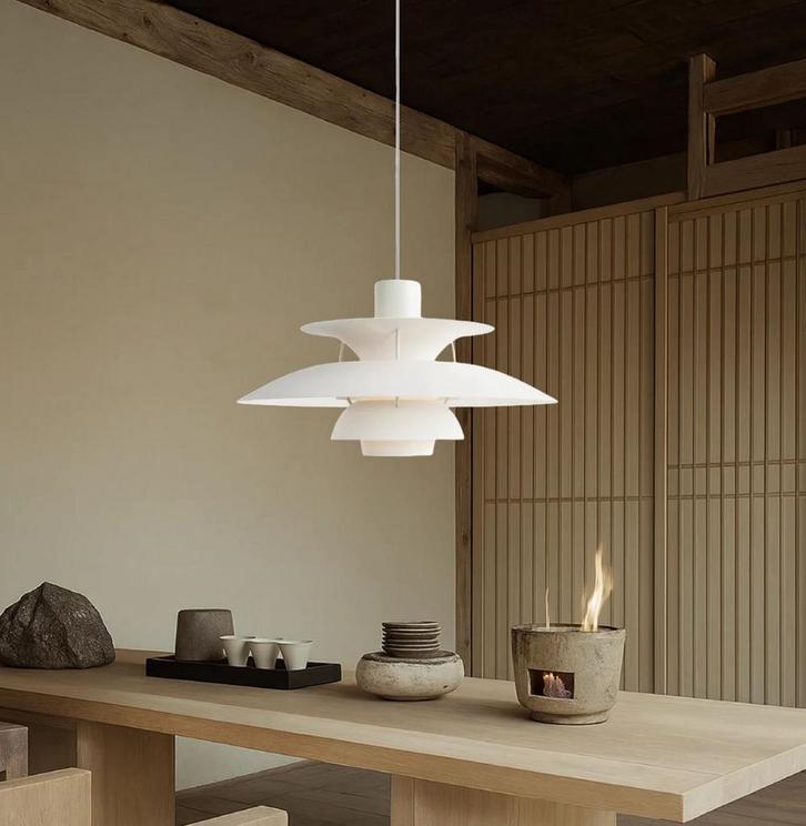 Deense designlamp - Louis Poulsen PH5 model, Huis en Inrichting, Lampen | Hanglampen, Zo goed als nieuw, Minder dan 50 cm, Ophalen