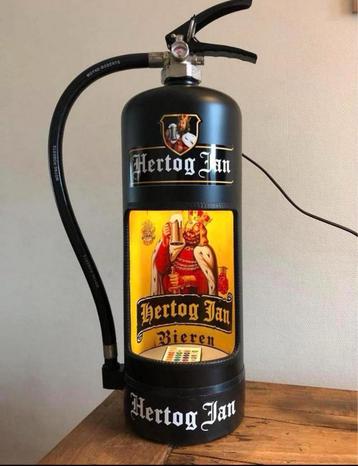 Hertog Jan brandblusser lamp beschikbaar voor biedingen