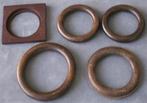 5 houten ringen voor bv lijstjes of borduurwerk, Ophalen of Verzenden, Nieuw, Patroon