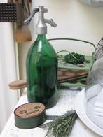 Mooie oude spuitwaterfles * brocante spuitwater fles syphon, Ophalen of Verzenden