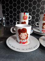 Set van 6 kop en schotels Douwe Egberts Blond Amsterdam, Verzamelen, Ophalen, Zo goed als nieuw, Porselein, Kop en/of schotel