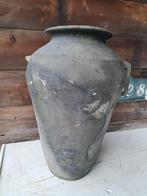 Grote Antieke Terracotta Pot, Tuin en Terras, Tuinvazen, Ophalen of Verzenden, Gebruikt