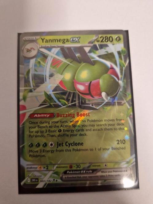 Yanmega EX #003/182 NM/M conditie, Hobby en Vrije tijd, Verzamelkaartspellen | Pokémon, Zo goed als nieuw, Losse kaart, Ophalen of Verzenden
