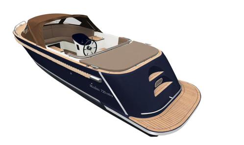 Maxima 720 Retro | 100PK Honda | Boegschroef & vaarklaar!, Watersport en Boten, Sloepen, Nieuw, 6 meter of meer, Overige brandstoffen