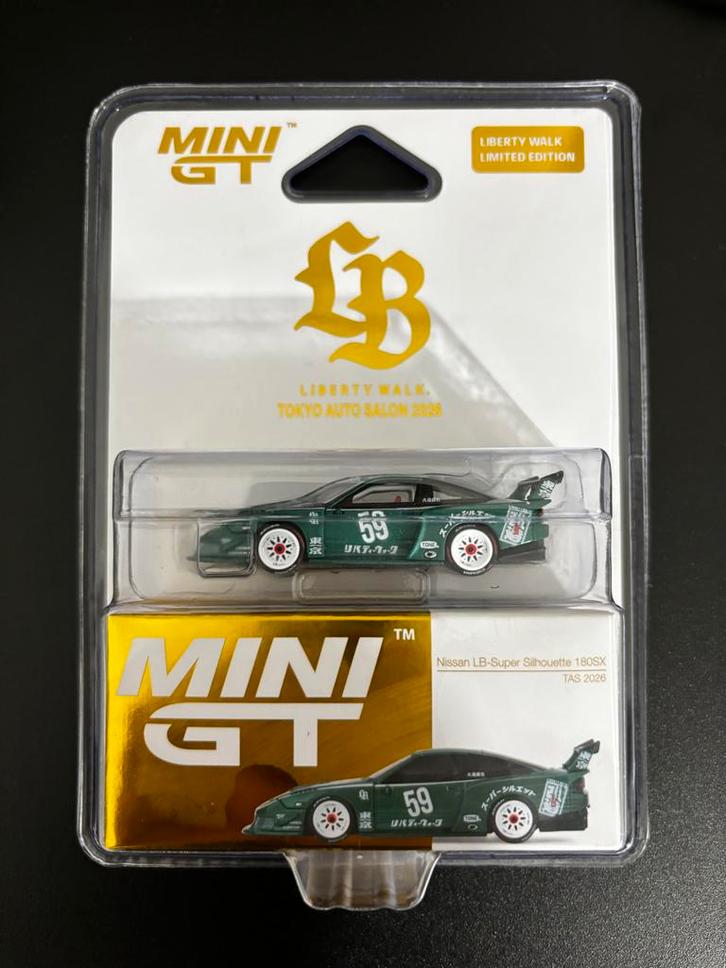 Nissan 180SX LB-Super Silhouette TAS 2026, Hobby en Vrije tijd, Modelauto's | Overige schalen, Nieuw, Auto, Ophalen of Verzenden