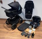 Joolz Geo3 Brilliant Black Mono+Duo Kinderwagen + Extra’s, Joolz, Zo goed als nieuw, Eikenlaan 76 Spijkenisse, Info@dekoningkinderwagens.nl